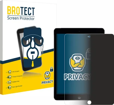 Produktbild von BROTECT Sichtschutzfolie für Apple iPad Air 2 2014 Anti-Spy Privacy Sichtschutz Blickschutz Folie Blaulicht-Schutz