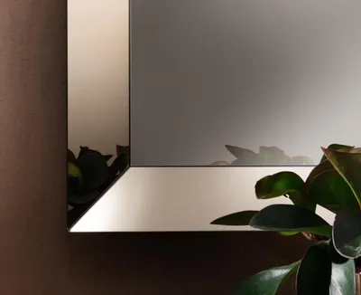 Image de Miroir mural cadre bois miroir doré miroir mural miroir suspendu salon Nouveau