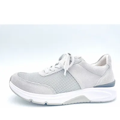 Zdjęcie produktu dla Casualowe sznurowane buty damskie w kolorze szarym