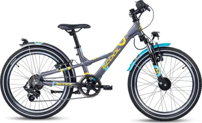 Produktbild von S'COOL XXlite 20 Zoll 7-Gang Shimano Dark Grey/Ocean | Kinderfahrrad | Jugendfahrrad | 20 Zoll