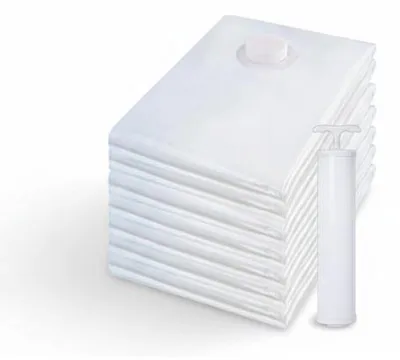 Produktbild von Famanu Vakuum-Aufbewahrungsbeutel - 8er Pack (Groß - 81x61 cm) - Platzsparend durch 80% Vakuum