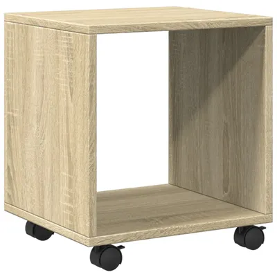 Image de vidaXL Armoire à roulettes Chêne Sonoma 37x33x42,5 cm Matériau dérivé du bois