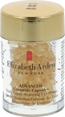 Produktbild von Elizabeth Arden Advanced Ceramide Capsules Daily Youth Restoring Eye Serum, Augenserum, Frauen, Anti-Schwellungen, normale Haut, CYCLOPENTASILOXANE, ISONONYL ISONONANOATE, ISODODECANE, ISOPROPYL MYRISTATE, ISOPROPYL PALMITATE,..., 60 Stück(e)