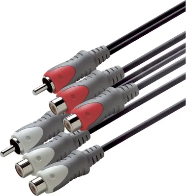 Produktbild von Scanpart Verlengkabel Tulp(M)-2Tulp(F)A2 0.2M