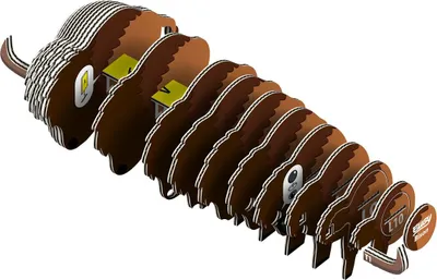 Image de Eugy 3D Kit de bricolage Bison - Jouet durable