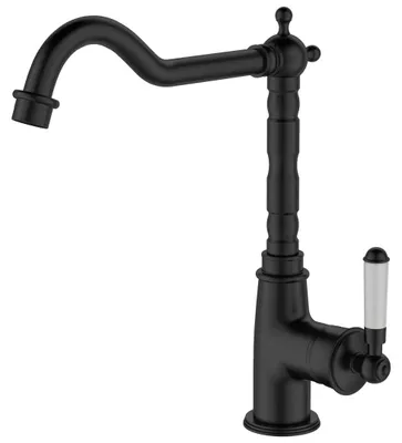Image de Leeds mitigeur évier rétro noir Essebagno