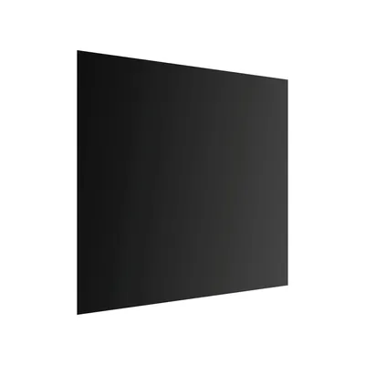 Zdjęcie produktu dla Szklana płyta ochronna na ścianę CZARNA CZERŃ 60x65cm płyta za kuchenkę, dekoracyjna ochrona przed zachlapaniem