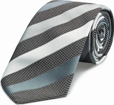 Produktbild von GREIFF Greiff Krawatte 6900-9700-718 Gr. uni silbergrau gestreift