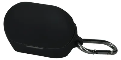 Produktbild von kwmobile Schutzhülle für JBL Soundgear Clips Hülle - TPU Silikon Case für Kopfhörer Ladecase - stoßfestes Cover mit Karabiner - Schwarz