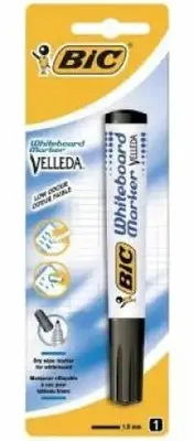Zdjęcie produktu dla Velleda - Marker do tablic Velleda 1701 Ecolutions, czarny, na blistrze
