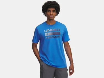 Produktbild von T-Shirt Under Armour Wordmark Senior M blau