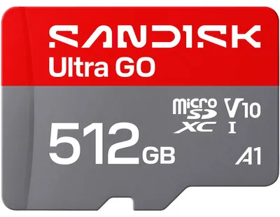 Imagen del producto de SanDisk Ultra GO: Tarjeta de memoria flash, 512 GB