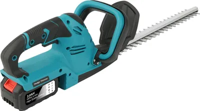 Image de Taille-haie et coupe-bordure - Batterie 21 V - Longueur de coupe 520 mm - Moteur sans balais - 1 batterie incluse - Noir