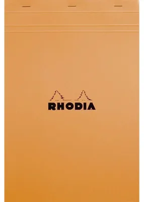 Zdjęcie produktu dla RHODIA Notizblock No. 18, DIN A4, kariert, orange
