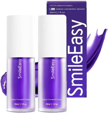 Produktbild von V34 Farbkorrektur,2PCS lila Zahnaufhellung Zahnpasta,Color Corrector Zahnaufhellung Zahnpasta,Zahnpasta Weisse Zähn,Lila Zahnpasta