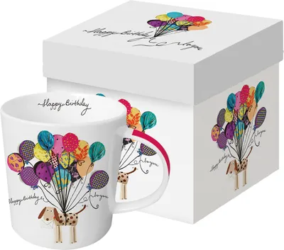 Produktbild von PPD Artisan Dog Trend Mug, in Geschenkbox, Tasse, Teetasse, Kaffee Becher, 350 ml, 604164