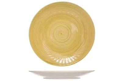 Produktbild von Cosy & Trendy 943036, Teller, Rund, Keramik, Gelb, 270 mm, 270 mm
