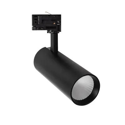 Produktbild von 3-Phasenstromschiene LED-Strahler 30W Bertha Schwarz  6000K Kaltweiß
