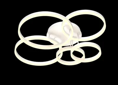 Image de Plafonnier GEETI Ravello 60 W, 6 000 lm, 3 000 K, blanc