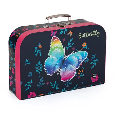 Obrázok produktu pre Karton P+P Laminovaný kufor 34 cm Butterfly 2 KT6-05023