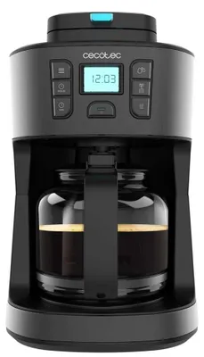Kaffeemaschine mit Mahlwerk, 1086 W, 1,8 l, 12 Tassen, Edelstahl