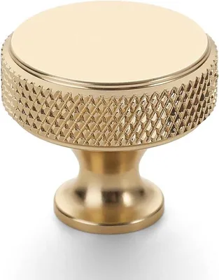 Produktbild von 10 Stück Runde Goldene Küchen- und Schrankgriffe