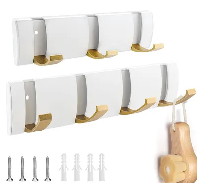 Produktbild von Omgoods – Set aus 2 modernen Kleiderhaken zur Wandmontage