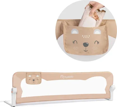 Produktbild von Geländer für Bett 150 x 42 x 35 cm Nukido beige