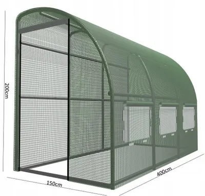 Obrázek produktu pro Fóliovník ke stěně 4 x 1,5 x 2m