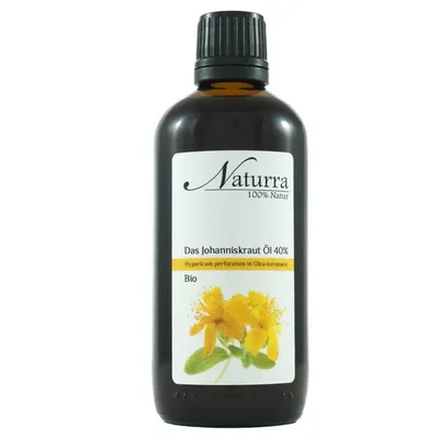 Bio Johanniskraut-Mazerat 100ml unraffiniert nativ vegan Hautöl Naturkosmetik