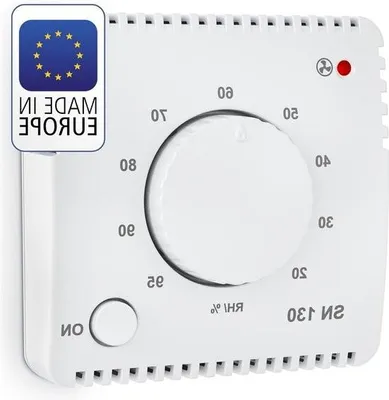 Produktbild von Feuchtigkeitssensor zur automatischen Lüftersteuerung - Feuchtigkeitserkennung - Badezimmer, Hauswirtschaftsraum, Keller.