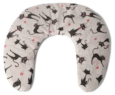 Produktbild von GIRAFFENLAND Rapssamen Nackenhörnchen Katze-Mimi 30x33 - Rapssamenkissen - Nackenkissen - Wärmekissen für Nacken