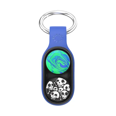 Obrázek produktu pro PopSockets PopPuck Starter Pack Blue Jar, Náramkový popper, Kov, Černá, Zelená, Modrá