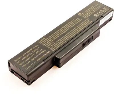 Produktbild von Akku für Maxdata Pro 6100IW Li-Ion 10,8 Volt 4400 mAh schwarz.