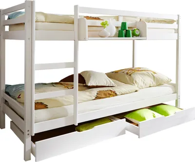 Produktbild von Etagenbett Rene Kiefer, weiß