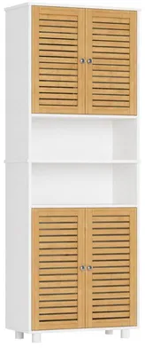 Produktbild von Badezimmerschrank DJ504067_1, 60,5 x 30 x 170 cm, weiß
