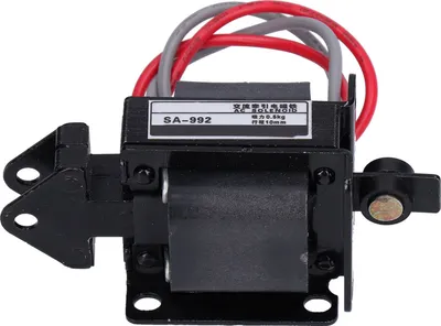 Obrázok produktu pre BERM Elektromagnetický solenoidový pohon na ťah a tlak, ťahová sila 0,5 kg, zdvih 10 mm, SA‑992, 220 V striedavého prúdu