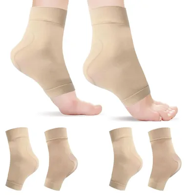 Produktbild von 2 Paar Gel-Socken zur Schutz von der Ferse