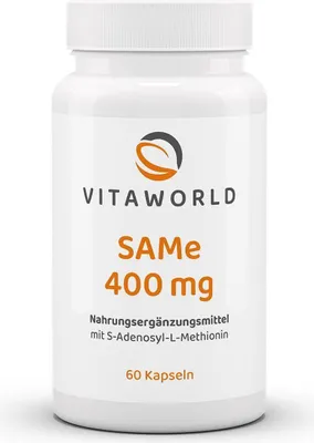 Produktbild von vitaworld SAMe 400 mg S-adenosylmethionin Kapseln, 60 St. Kapseln