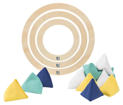 Image de BS Toys GA546, Jeu de lancer d'anneaux, Tissu, Bois, 6 ans, Forest Stewardship Council (FSC), 1 pièce, 256 mm