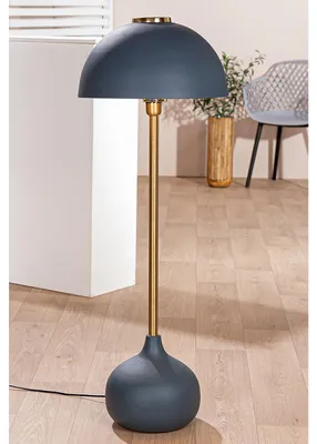 Productafbeelding van Gilde Stehleuchte, Kyra, Eisen, nachtblau, VE 1, D. 40 cm Höhe: 113.00 cm Durchmesser: 40.00 cm 58019