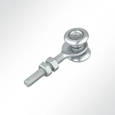 Produktbild von Lysel® Laufrolle Vorhangrolle Führungsrolle verzinkt für Laufschiene 35x30mm mit Kugellager (1 Stück)