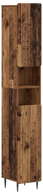 Immagine prodotto di Mobiletto da bagno con ripiano aperto, modello ZWOLLE, realizzato in legno di recupero