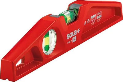 Produktbild von Torpedo-Wasserwaage 25cm Alu-Guss