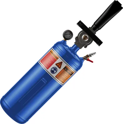 Produktbild von Wiltec Druckluft Reifenfüller 7 l, Reifen Booster mit 6-8 bar, Befüllhilfe für verschiedene Reifen, Reifenfüllkanone für Auto und Motorrad, tragbarer Reifenschockfüller