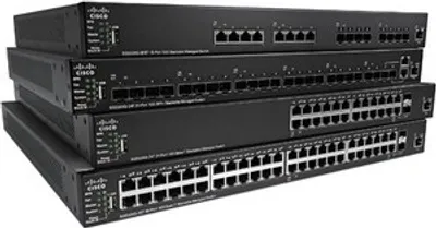 Produktbild von Cisco SG350X-48PV, Managed, L3, Gigabit Ethernet (10/100/1000), Power over Ethernet (PoE), Rack-Einbau, 1U