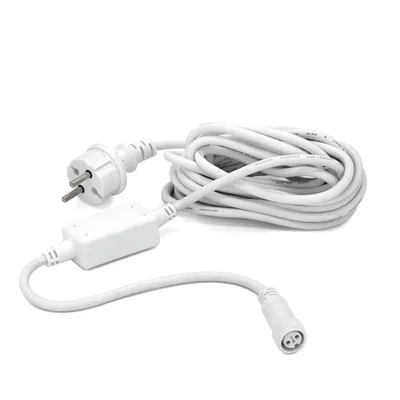 Immagine prodotto di Cavo per luci fiabesche 5m bianco - Cavo di alimentazione / prolunga 5 m 555431