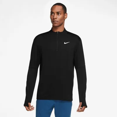 Produktbild von Nike Dri-FIT-Laufoberteil mit Halbreißverschluss Herren schwarz schwarz L
