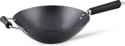 Produktbild von Leichte Kohlenstoffstahl-Wok - mit Antihaftbeschichtung - Set von 3