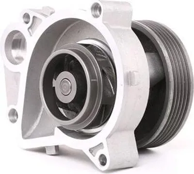 Produktbild von RIDEX 1260W0133 Kühlmittelpumpe Wasserpumpe mit Riemenscheibe für BMW 3 Limousine (E46) 3 Touring (E46) 3 Compact (E46)